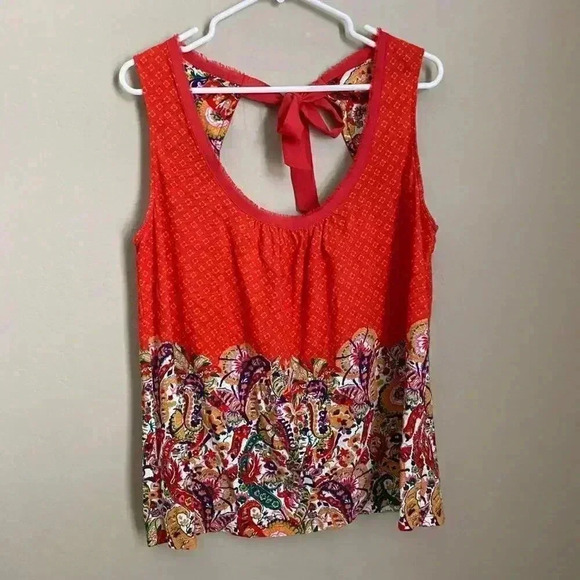 Anthropologie Akemi + Kin Cotton Bow Back‎ Top - Picture 5 of 8